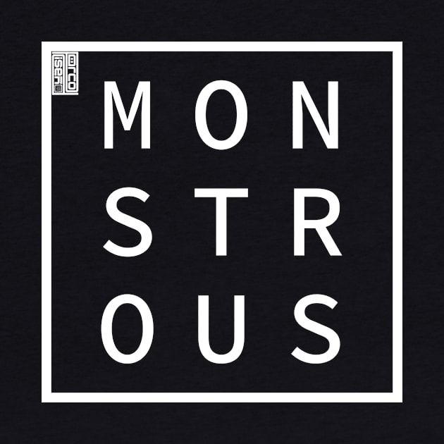 MONSTROUS Define Me Word Simple Classic Square Box by porcodiseno